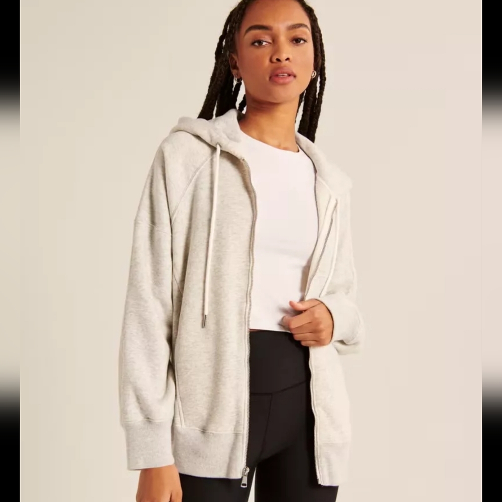 Abercrombie Essential Oversized Sunday Hooded Full-Zip